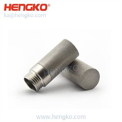HK47G1/8U RHT30 अँटी-कॉर्शन मेष-संरक्षित हवामान-प्रूफ तापमान आणि आर्द्रता सेन्सर गृहनिर्माण, स्टेनलेस स्टील 316L