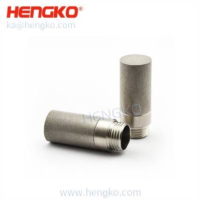 HK47G1/8U RHT30 एन्टी-कोर्सियन जाल-सुरक्षित मौसम-प्रूफ तापमान र आर्द्रता सेन्सर आवास, स्टेनलेस स्टील 316L