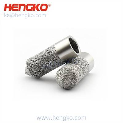 HK94MBN sintrade porösa fuktighetssensorhus i rostfritt stål för sändare för växthustemperatur och fuktighetssensor