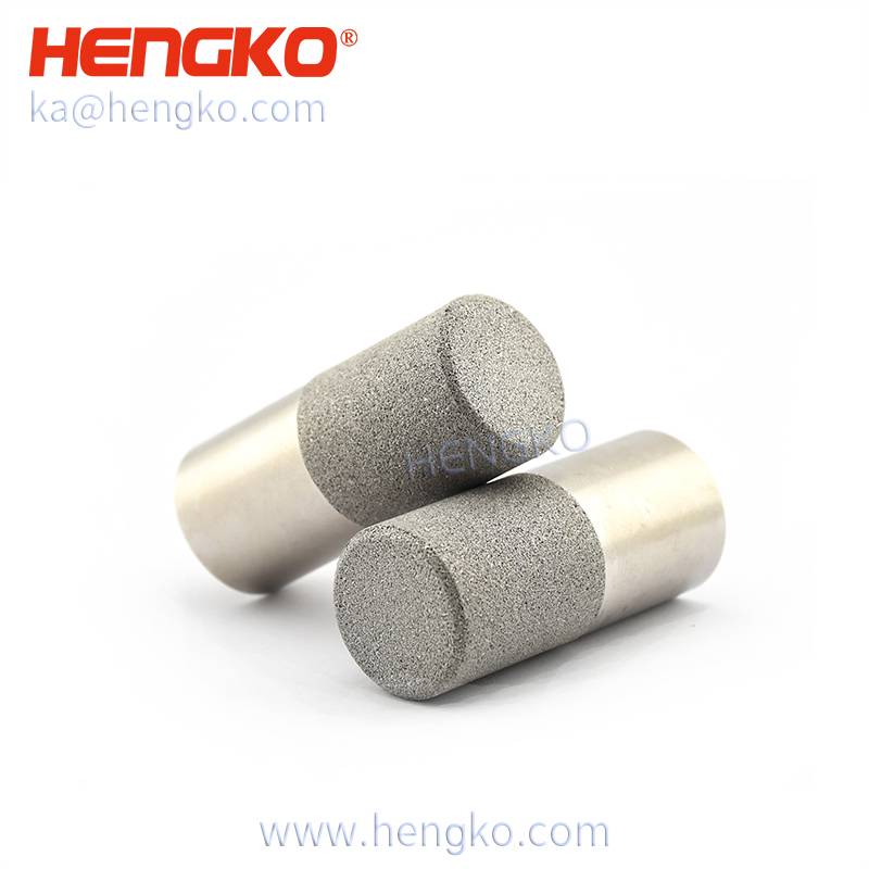 Prezo especial para a varilla de aireación - HK83MCN RHT31 35 30 sensor de humidade de temperatura ignífugo carcasa do sensor de filtro de malla 304 de aceiro inoxidable sinterizado poroso - HENGKO