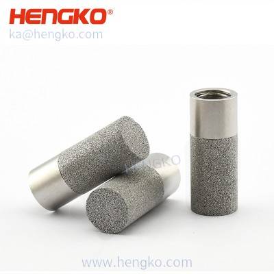 HK64MDNL थ्रेड M8*1.25 सिंटर्ड मेटलस्टेनलेस स्टील वॉटरप्रूफ तापमान आणि सापेक्ष आर्द्रता सेन्सर प्रोब हाउसिंग