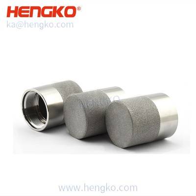 HK99MCN तापमान आणि आर्द्रता सेन्सर 316l स्टेनलेस स्टील सिंटर्ड आर्द्रता सेन्सर प्रोब फिल्टर कव्हर