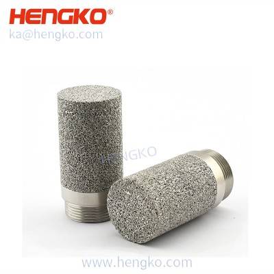 HK104MCU सिन्जेड पोरस स्टेनलेस स्टील वाटरप्रूफ तापमान और आर्द्रता सेंसर प्रोब शेल 20 मिमी * 1 मिमी ग्रीनहाउस के लिए उपयोग किया जाता है