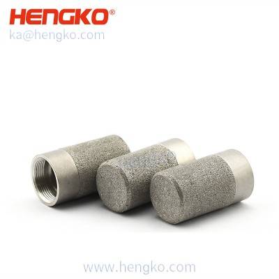 Inkubator temperatur- och fuktighetsregulator sintrad porös metall rostfritt stål 316L filtersensorsondhus, HK83MDN
