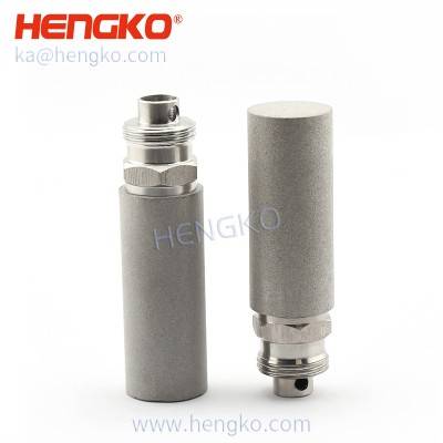 SFT02 Micron porous sintered 304 316L steel stainless flare diffusion stone for hydroponic farming