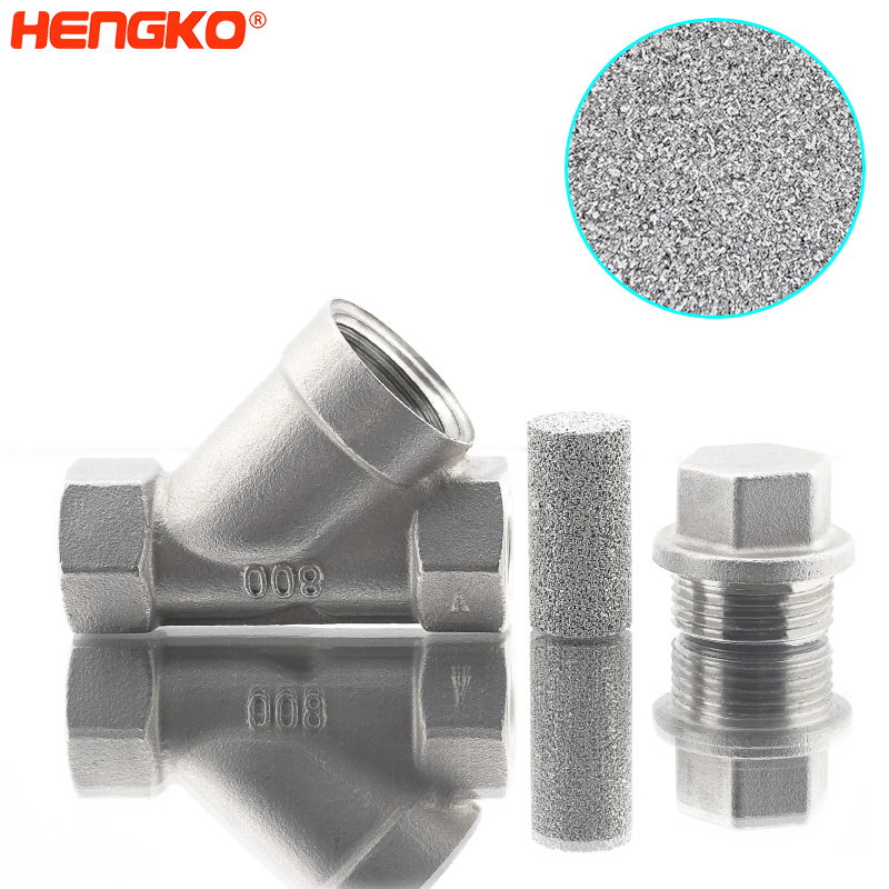 Hög kvalitet för syrestav för bryggning - Högkvalitativ nätsintrad porös metallsilgängor Y-filter 316 filtersil av rostfritt stål för vattenoljegasfiltrering – HENGKO