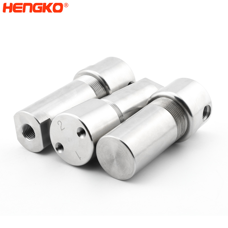 Contor de punct de rouă online furnizor OEM/ODM - filtru de probă 1/4″ ansamblu de filtru de aer comprimat din metal sinterizat din oțel inoxidabil – HENGKO