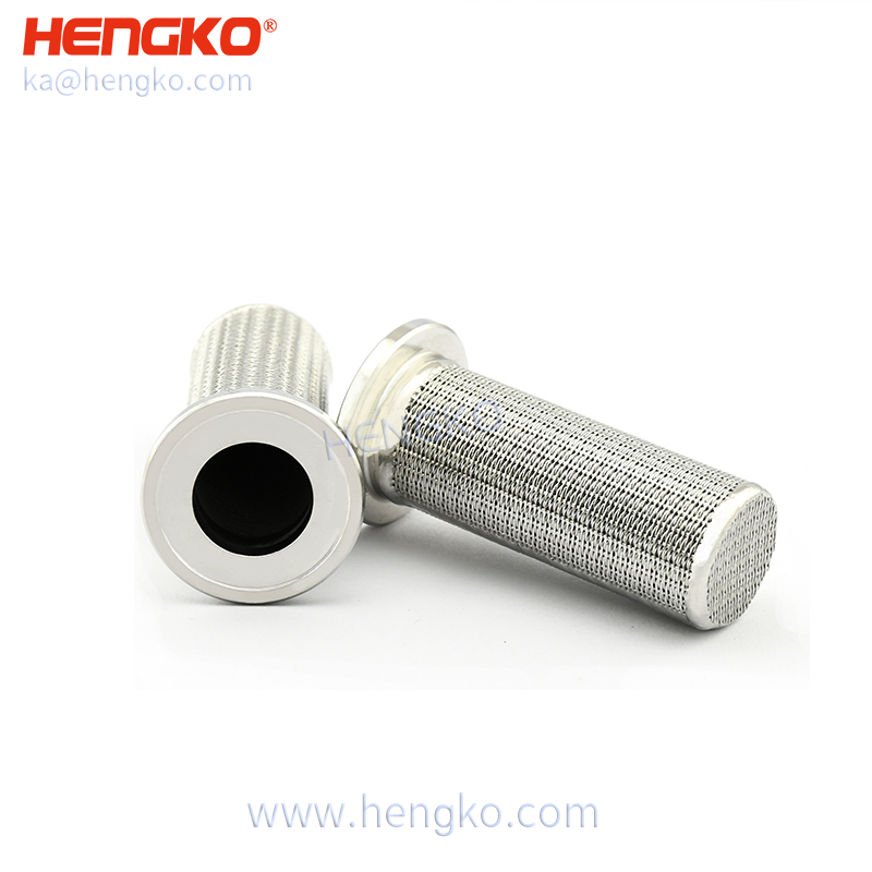 Probe Gas Rega Paling Murah - Filter in-line lan pungkasan mesh stainless steel kanggo industri percetakan - HENGKO