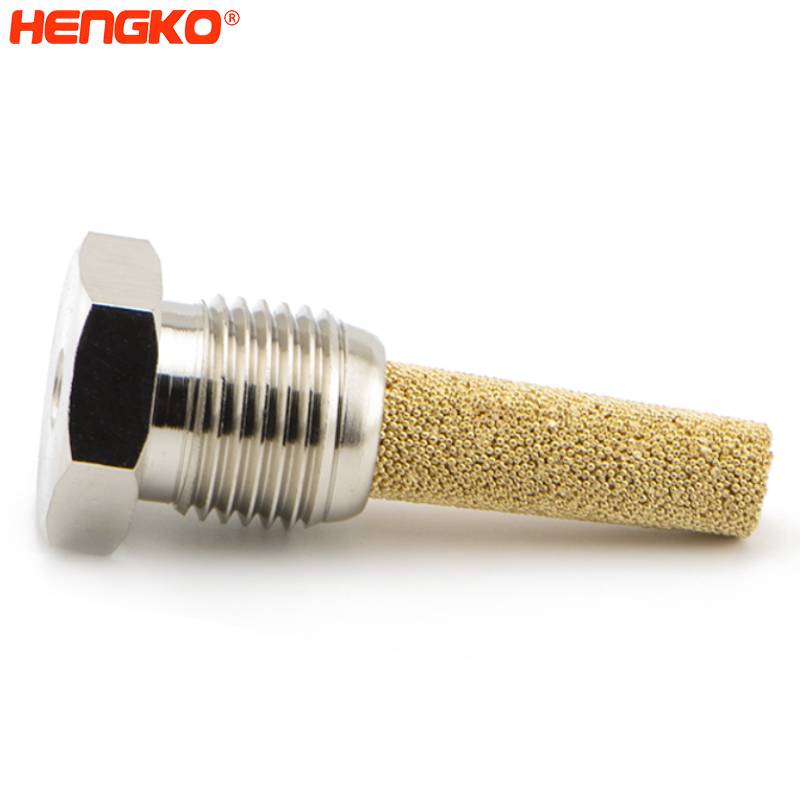 Filtro de níquel sinterizado por xunto - HENGKO Componentes pneumáticos de metal poroso sinterizado / filtro de aceite da válvula de retorno do silenciador que reduce o ruído das válvulas solenoides de aire - HENGKO