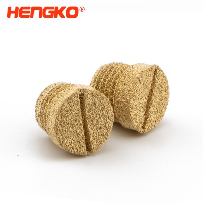 sintered porous metal powder bronze exhaust filter silencers fitting noise filter reducer connector for car/air