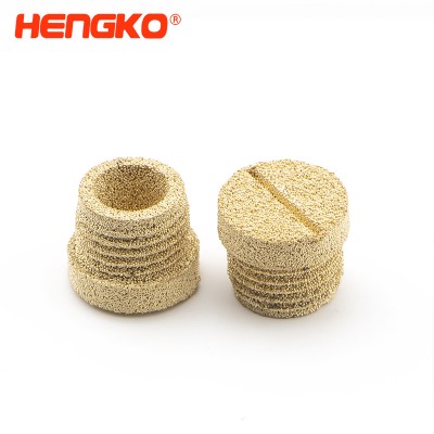 sintered porous metal powder bronze exhaust filter silencers fitting noise filter reducer connector for car/air