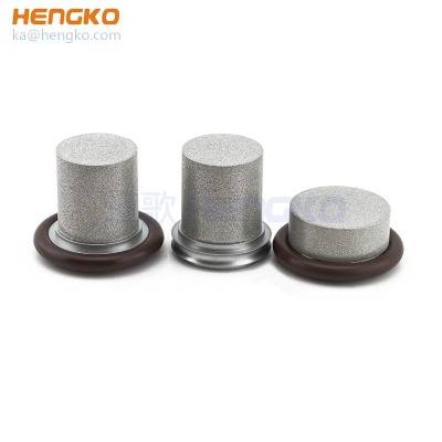 filtres en acier inoxydable en métal fritté avec anneau de centrage utilisés pour construire la plomberie de vide primaire