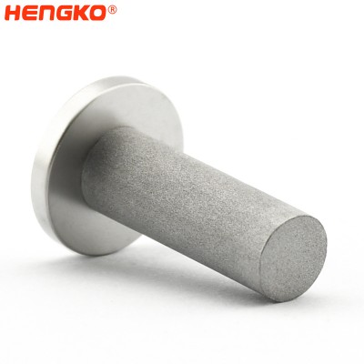 HENGKO 316L sintered स्टेनलेस स्टील फिल्टर छिद्रपूर्ण धातु फिल्टर तत्व