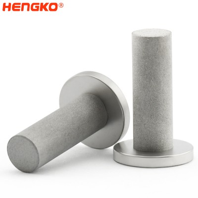 HENGKO 316L sintered stainless steel filter elemen filter logam porous