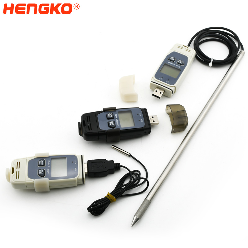 हँडहेल्ड आर्द्रता डिटेक्टर - वायरलेस तापमान आणि आर्द्रता डेटा लॉगर HK-J9A205 HENGKO - HENGKO