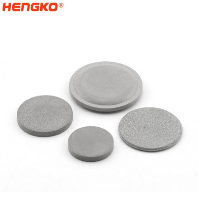 D6.1 * H1.6 20um sintered porous metal stainless steel filter disc