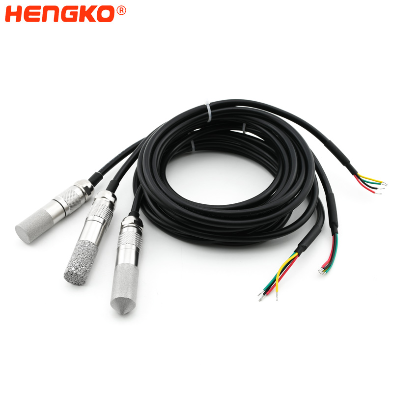 Детектори баландсифати намии дастӣ - HT-605 сенсори намии миниётураи фишурдашуда ва кабел барои барномаҳои HVAC ва сифати ҳаво - HENGKO