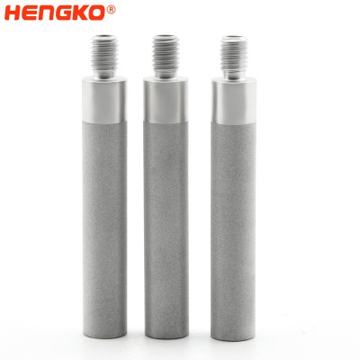 Cartucho de filtro sinterizado HENGKO para gas de proceso e análise en liña