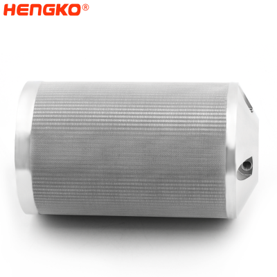 Customized sintered porous steel stainless steel mesh metal cylinder filter