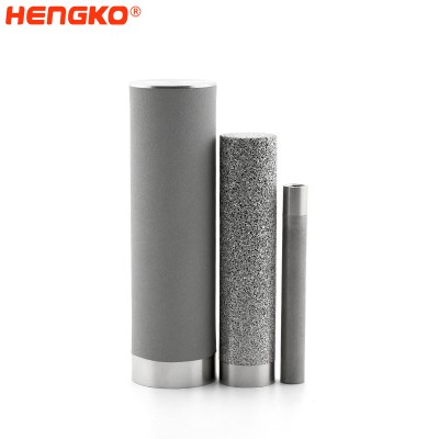 Filtro de metal sinterizado poroso de superficie de membrana superior HENGKO
