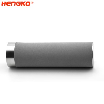 HENGKO Superior membraanoppervlak poreus gesinterd metalen filter