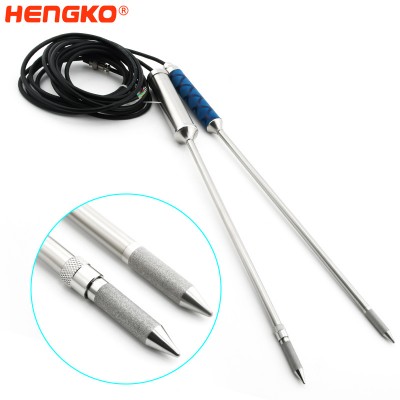 HENGKO Hand-Held HT-608 d Compteur numérique d'humidité et de température, enregistreur de données pour la vérification ponctuelle et les inspections rapides