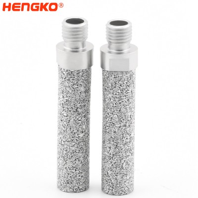 Sintered 0.5 10 20 40 60 Micron Porous Metal Filter Assemblies For Solid Liquid Gas Separation