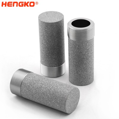 Custom 0.5 2 5 10 micron porous stainless steel 316L powder sintered metal filter for filtration system