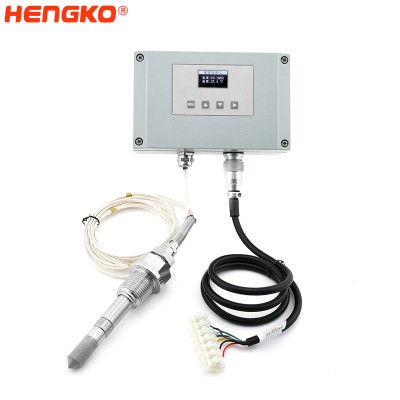Transmisor de humedad y temperatura alta HT403 de 200 grados 4 ~ 20mA Transmisor de humedad de alta precisión para aplicaciones industriales severas
