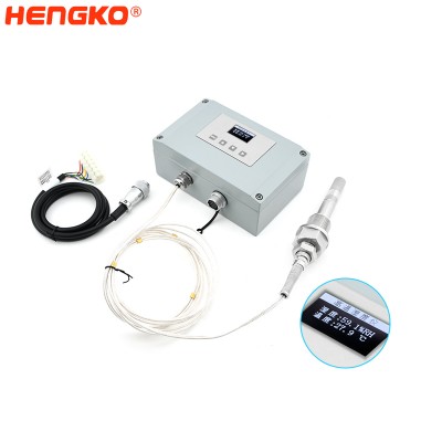 200 डिग्री HENGKO HT403 उच्च तापमान र आर्द्रता ट्रान्समिटर 4 ~ 20mA गम्भीर औद्योगिक अनुप्रयोगहरूको लागि उच्च सटीक आर्द्रता ट्रान्समिटर