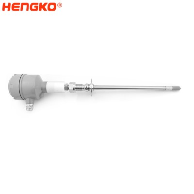 Transmisor de alta temperatura y humedad HT400 hasta 200 °C (392 °F) Sensor integrado de temperatura y humedad de ±2 % HR para monitoreo y control de procesos industriales