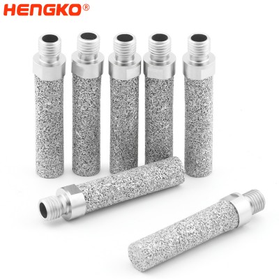 Sintered 0.5 10 20 40 60 Micron Porous Metal Filter Assemblies for Solid Liquid Gas Ukwahlulwa