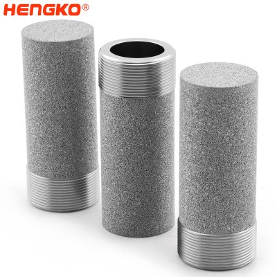 Custom 0.5 2 5 10 micron porous stainless steel 316L powder sintered metal filter for filter system