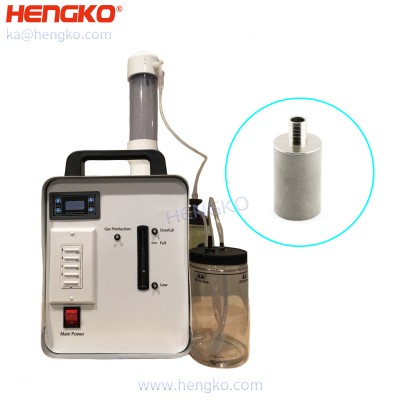 Accessoires de machines à eau à hydrogène filtre en acier inoxydable poreux fritté de qualité alimentaire pot de santé cônes de filtre