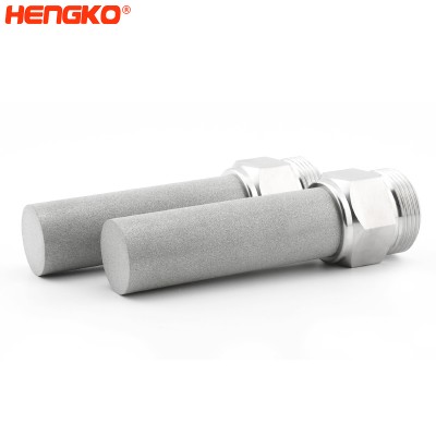 Tubo de micro filtro médico de filtro de aço inoxidável 316 de metal sinterizado para aplicações de contato com líquido e gás
