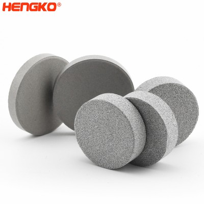 Filtro de metal poroso Filtro de disco de acero inoxidable sinterizado para producción de hilo Fiberf/filtración de polímeros
