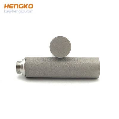 Precizie sinterizat microni metal poros bronz SS 316 oțel inoxidabil filtru lumânare pulbere cartușe de filtru