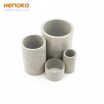 sintered filter stainless steel filter cylinder for water treatment aeration/dust extraction