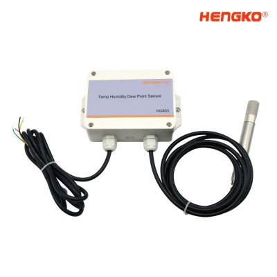 Transmisor de temperatura y humedad RS485, serie dividida, punto de rocío HT803