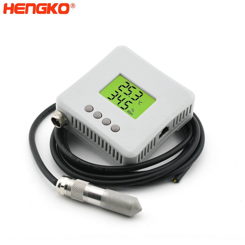 औद्योगिक आर्द्रता सेन्सर - HENGKO औद्योगिक RS485 स्मार्ट तापमान आणि आर्द्रता डिजिटेल सेन्सर ट्रान्समीटर सेन्सर केबलसह प्रोब, -20℃-60℃ 0-100%RH – HENGKO