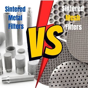¿Cuáles son los diferentes filtros de metal sinterizado con filtro de malla sinterizada?