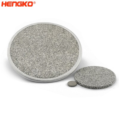 Coladores de disco de filtro sinterizado de metal poroso en línea Fabricante de filtros -HENGKO