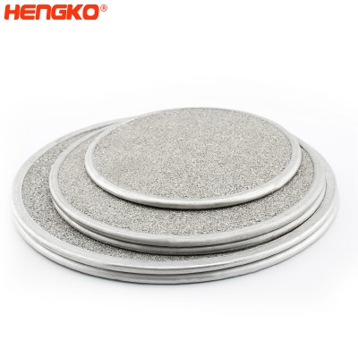 Crépines à disque de filtre fritté en métal poreux en ligne Fabricant de filtres -HENGKO