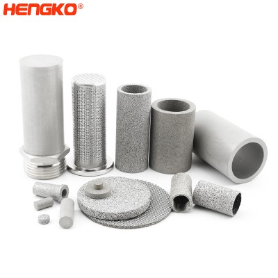 Medios filtrantes de elementos metálicos porosos sinterizados en polvo de acero inoxidable 316L de micras de calidad alimentaria para aplicaciones de filtrado de líquidos/sólidos