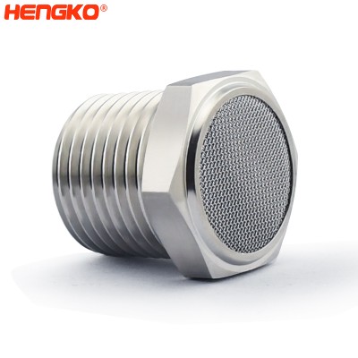 SS316 microns imports Sintered Sintered air silencer stainless steel sound system low pressure air noise filter