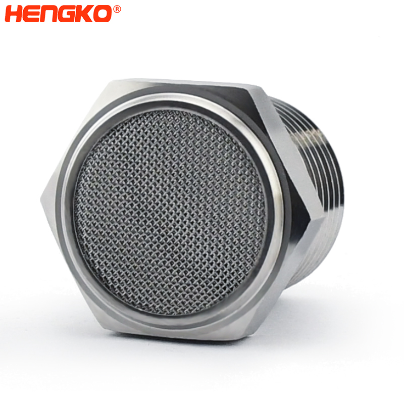 China Factory ho an'ny Ss Cartridge Filter - HBSL-SSDM Male Breather Vent Flat Sintered Mesh Pneumatic Air Silencer Mufflers Solenoid Crankcase - HENGKO