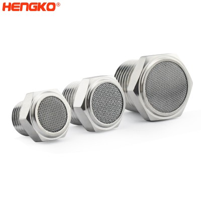 SS316 microns imports Sintered Sintered air silencer stainless steel sound system low pressure air noise filter