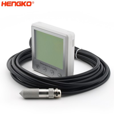 Industrial High Accuracy Dewpoint Temperature at Humidity Transmitter na may Screen Display