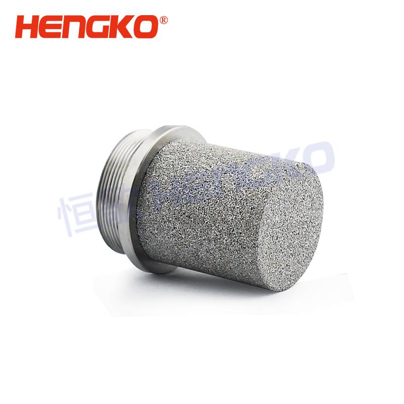 Фабрички евтин сензор за детектор за гас за топол метан - синтерувани одводници на пламен/Детектор за истекување на запалив гас - заштитно капаче со навој за детектор за метал - HENGKO