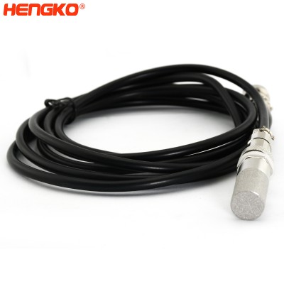 RHT30 high humidity dual waterproof digital temperature and humidity dew point sensor sintered stainless steel 316L probe + cable